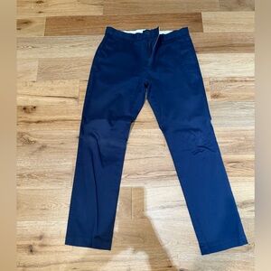 Banana Republic Men's Aidan Deep Blue Chinos